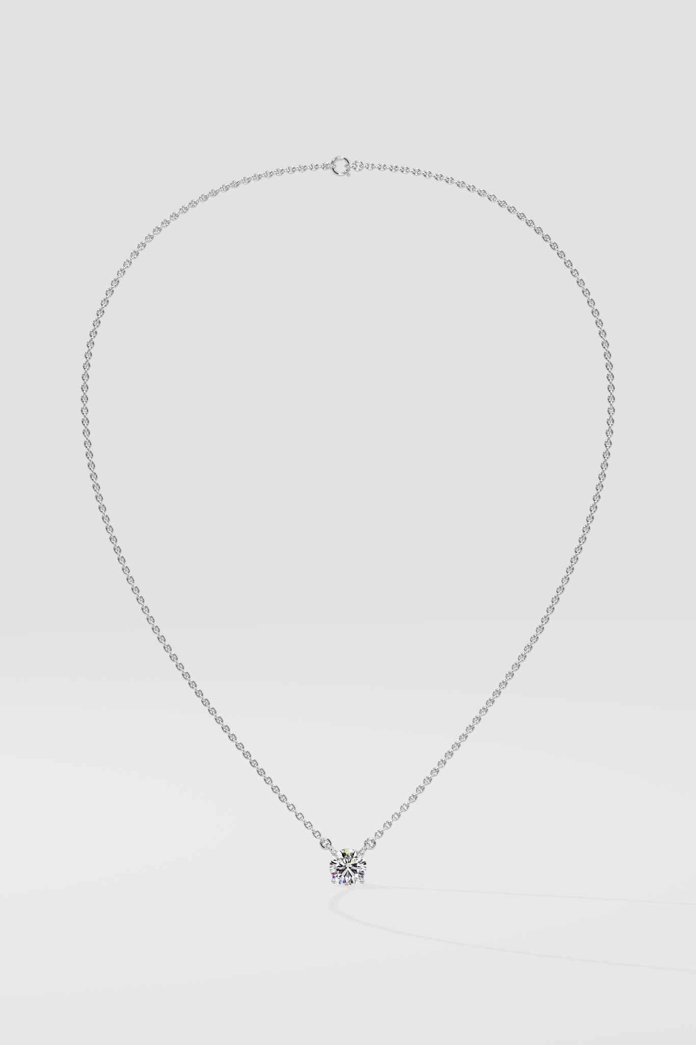 0.50 ct Solitaire Necklace