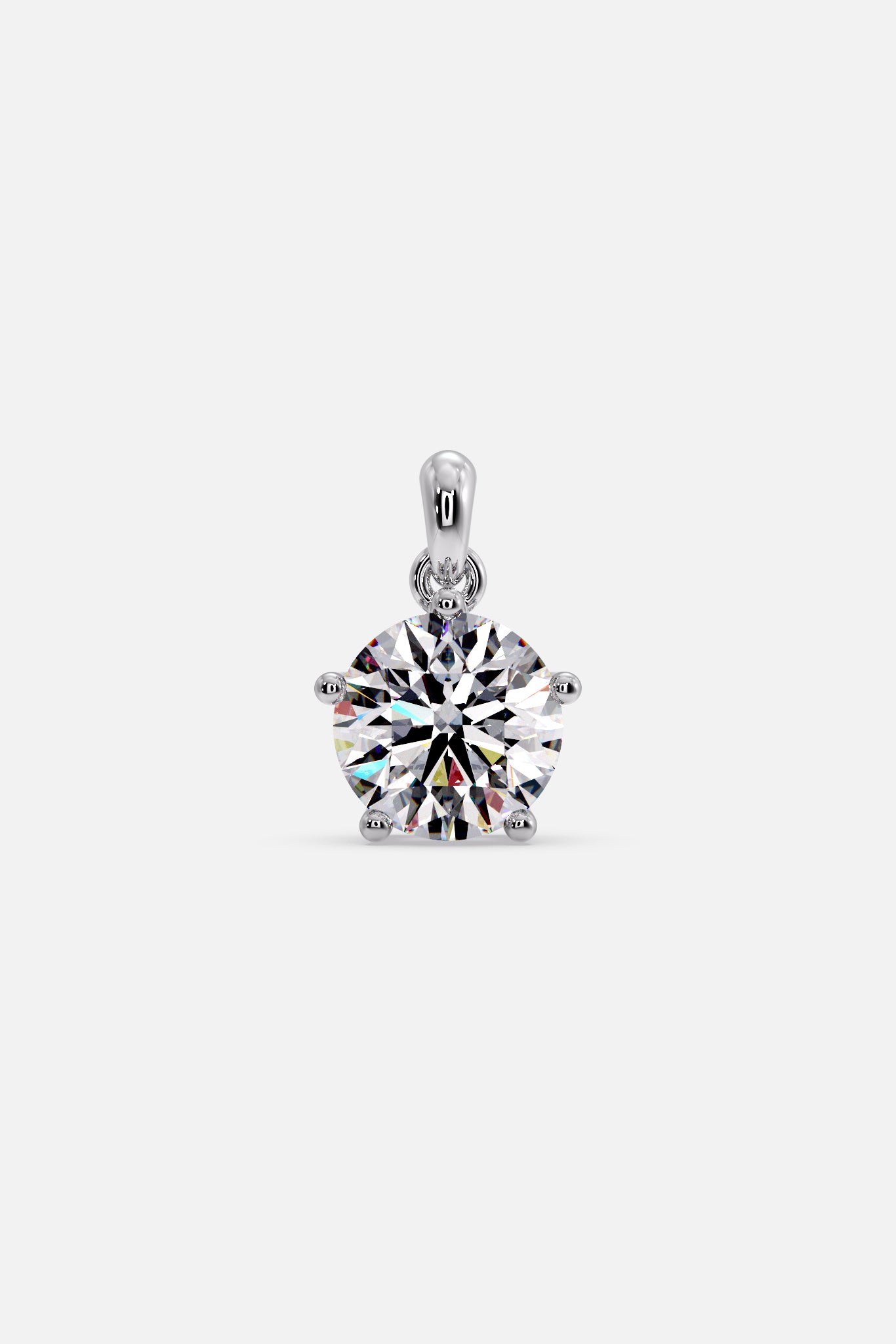 2 ct Solitaire pendant