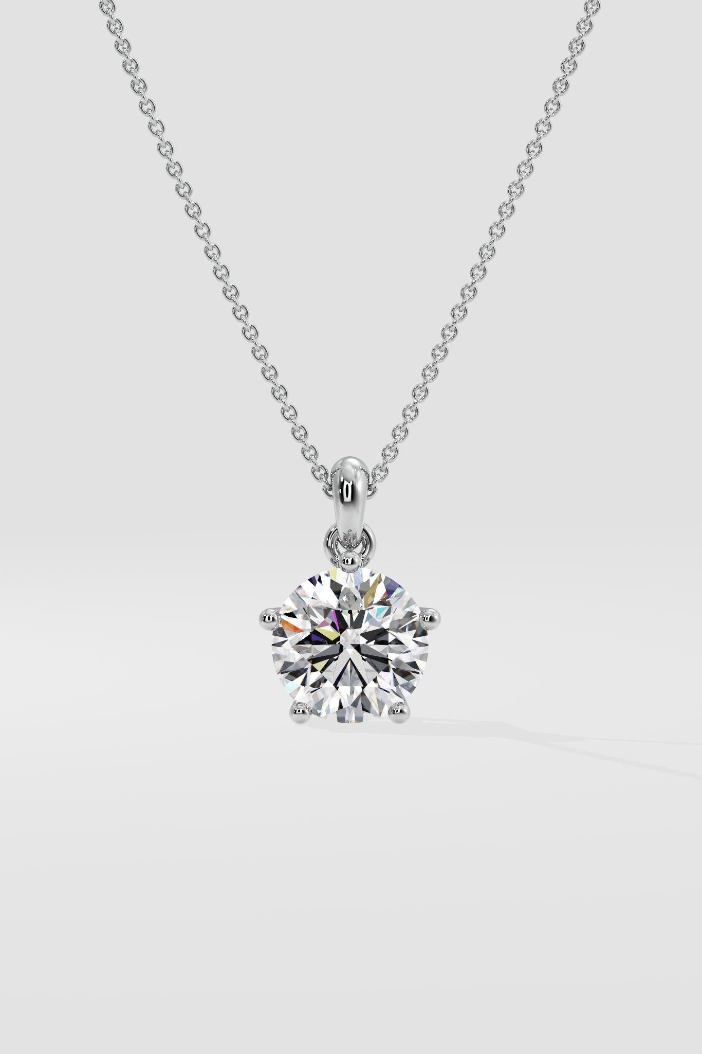 2 ct Solitaire pendant