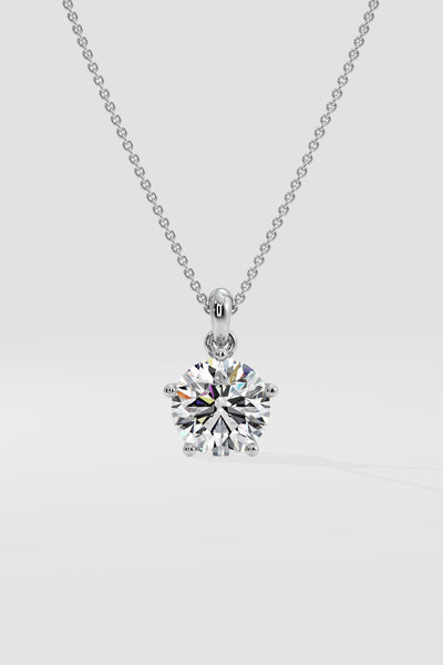 2 ct Solitaire pendant