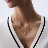 1 ct Solitaire Mangalsutra - House Of Quadri