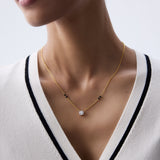 1 ct Solitaire Mangalsutra