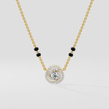 Swirl Solitaire Mangalsutra