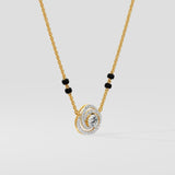 Swirl Solitaire Mangalsutra