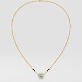 Swirl Solitaire Mangalsutra