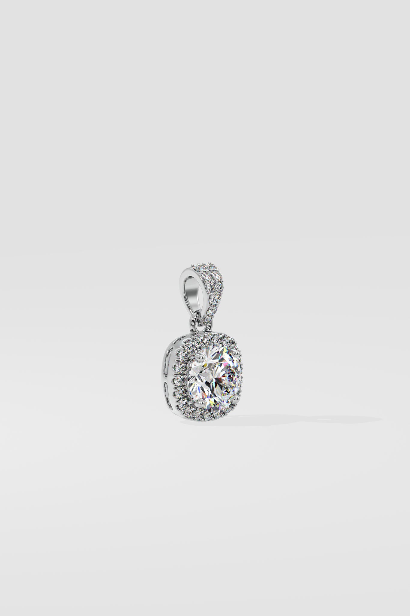 1 ct Brilliance Halo Pendant