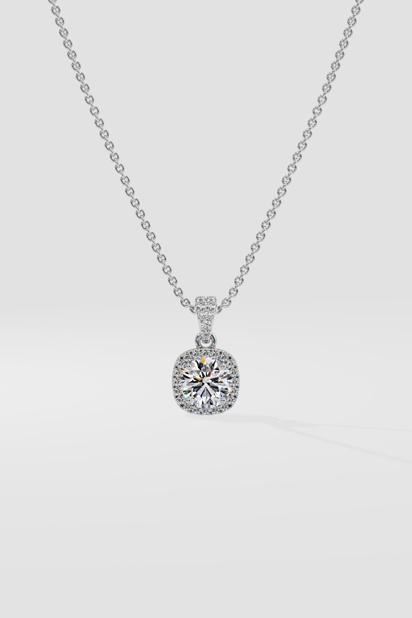 1 ct Brilliance Halo Pendant