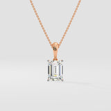 2 ct Emerald necklace