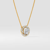 Swirl Solitaire Necklace - House of Quadri