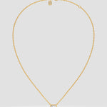 0.75 Ct Asscher Bezel Necklace - House of Quadri