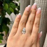 4.22 Ct Pear Brilliant Cut (Elongated) F VS1