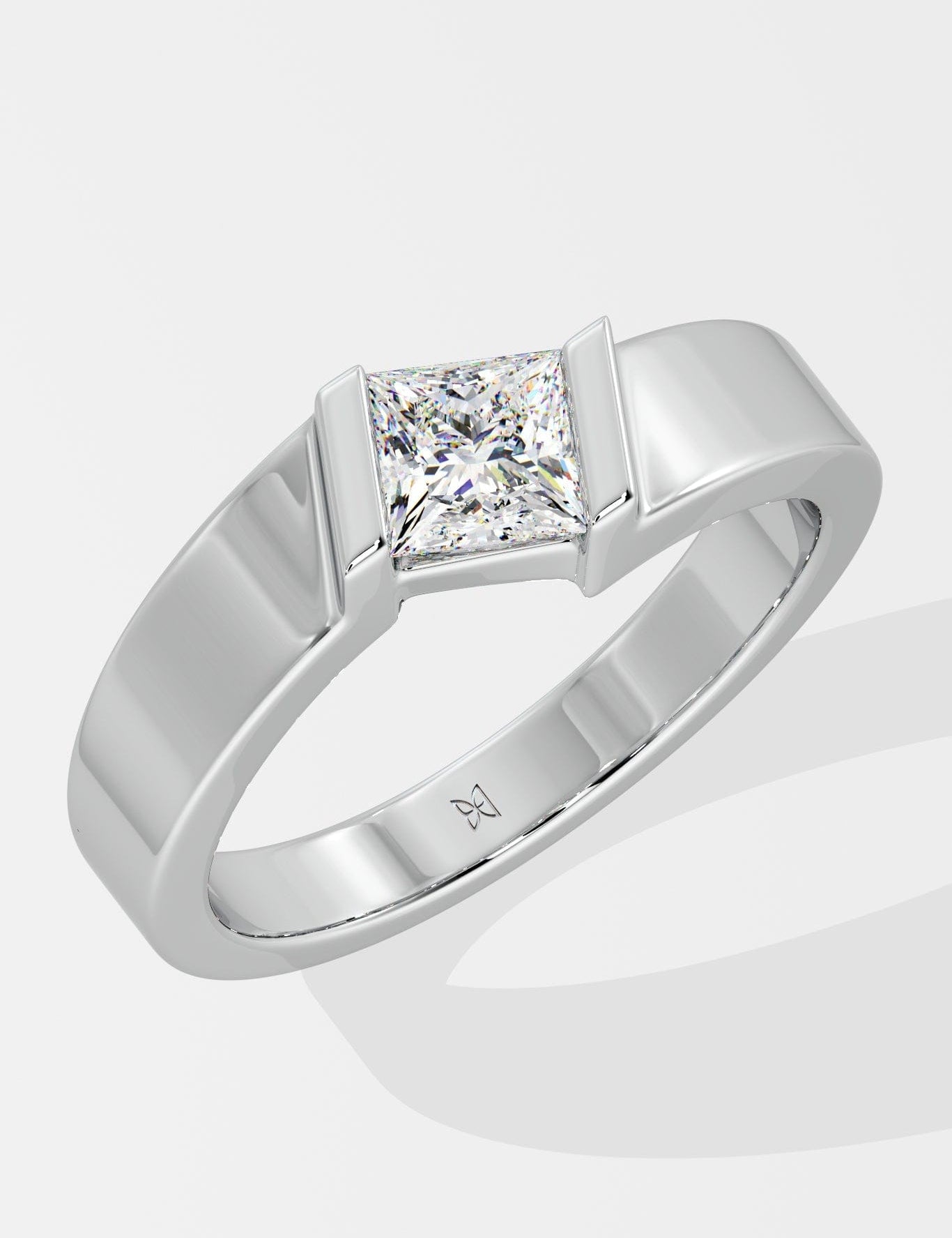 Angular Princess Cut Ring - House Of Quadri