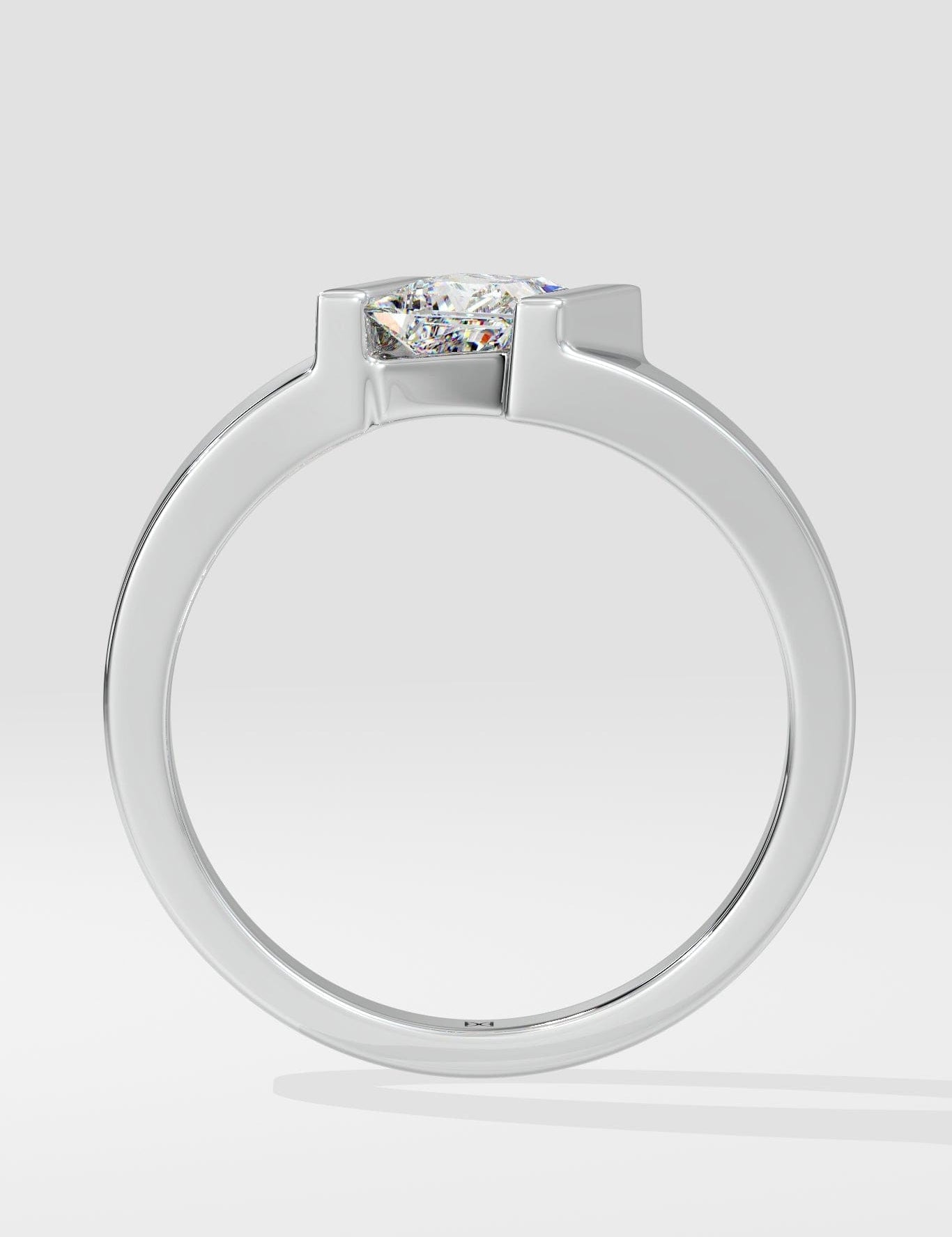 Angular Princess Cut Ring - House Of Quadri