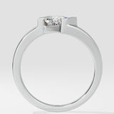 Angular Princess Cut Men's Ring