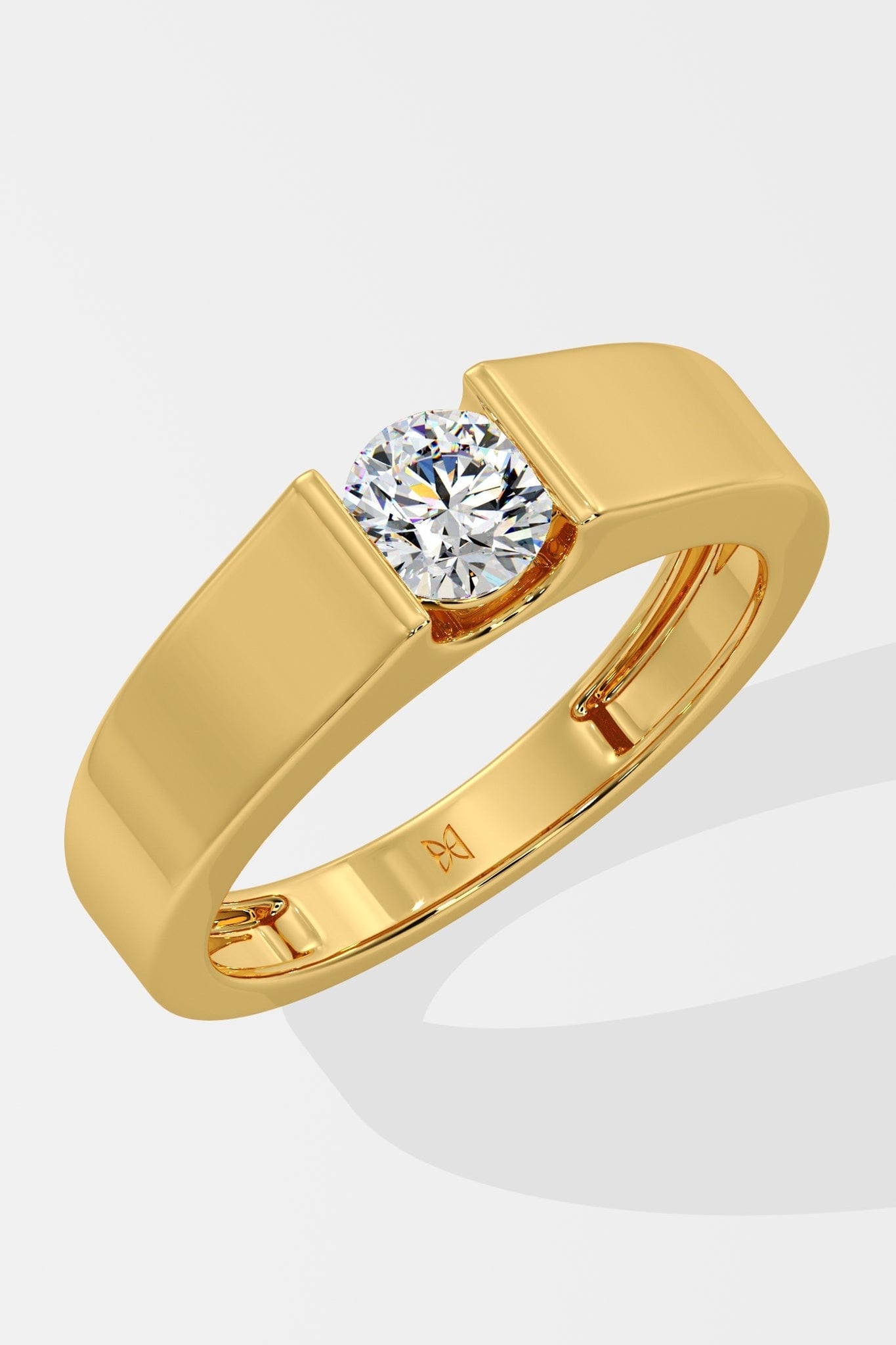Solitaire Diamond Tanishq Diamond Rings For Male With Price