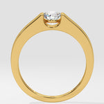 Bar Set Solitaire Ring - House Of Quadri