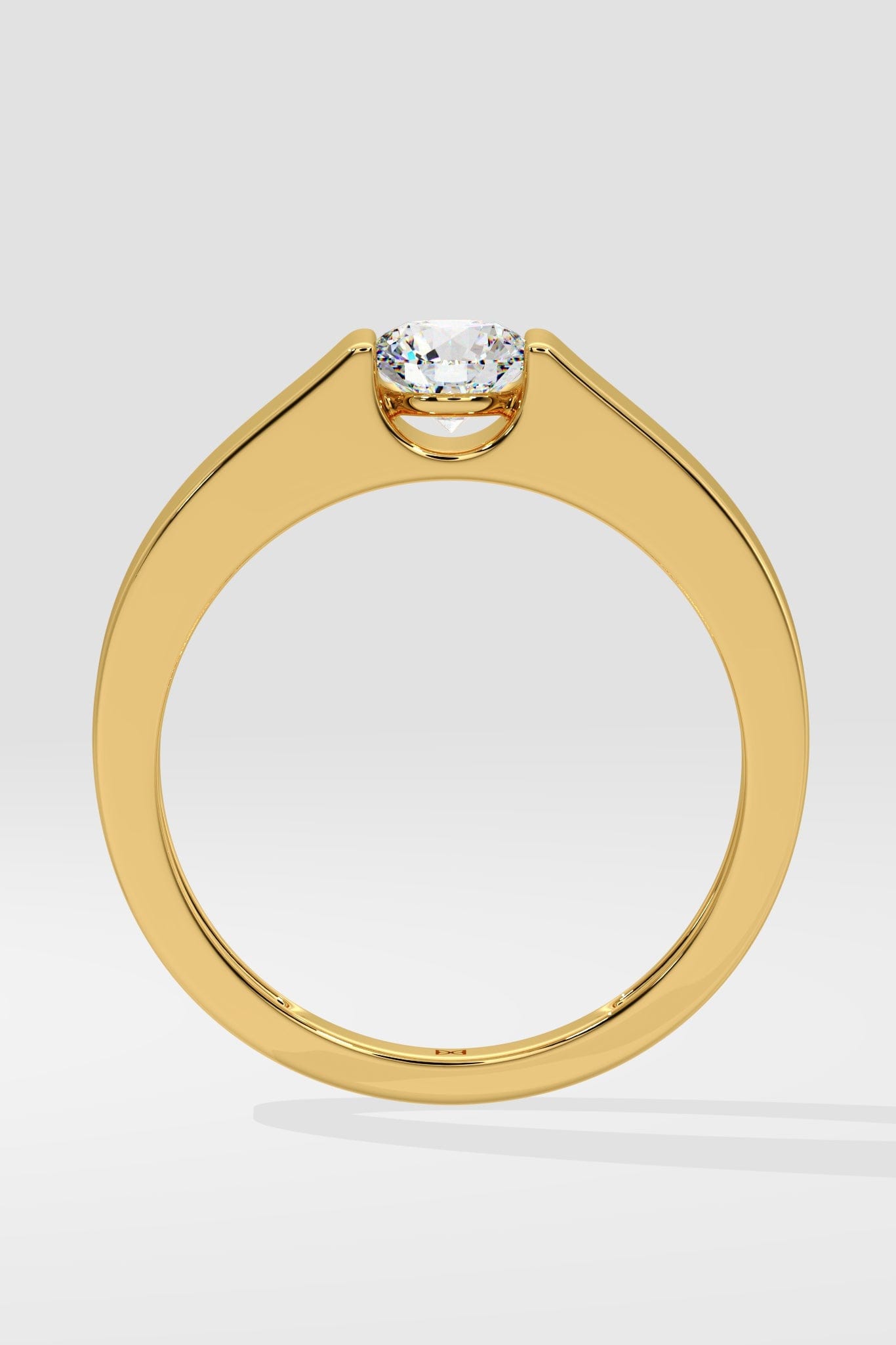 Bar Set Solitaire Ring - House Of Quadri