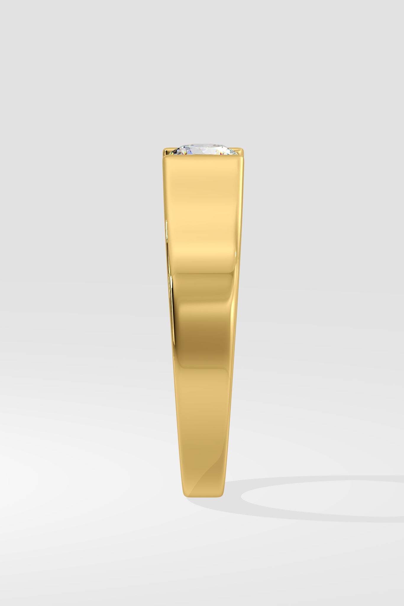 Bar Set Solitaire Ring - House Of Quadri