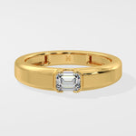 East West Emerald Ring - House Of Quadri