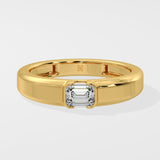 East West Emerald Ring - House Of Quadri