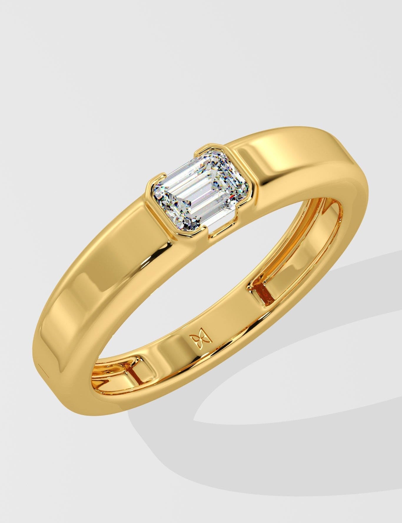 East West Emerald Ring - House Of Quadri