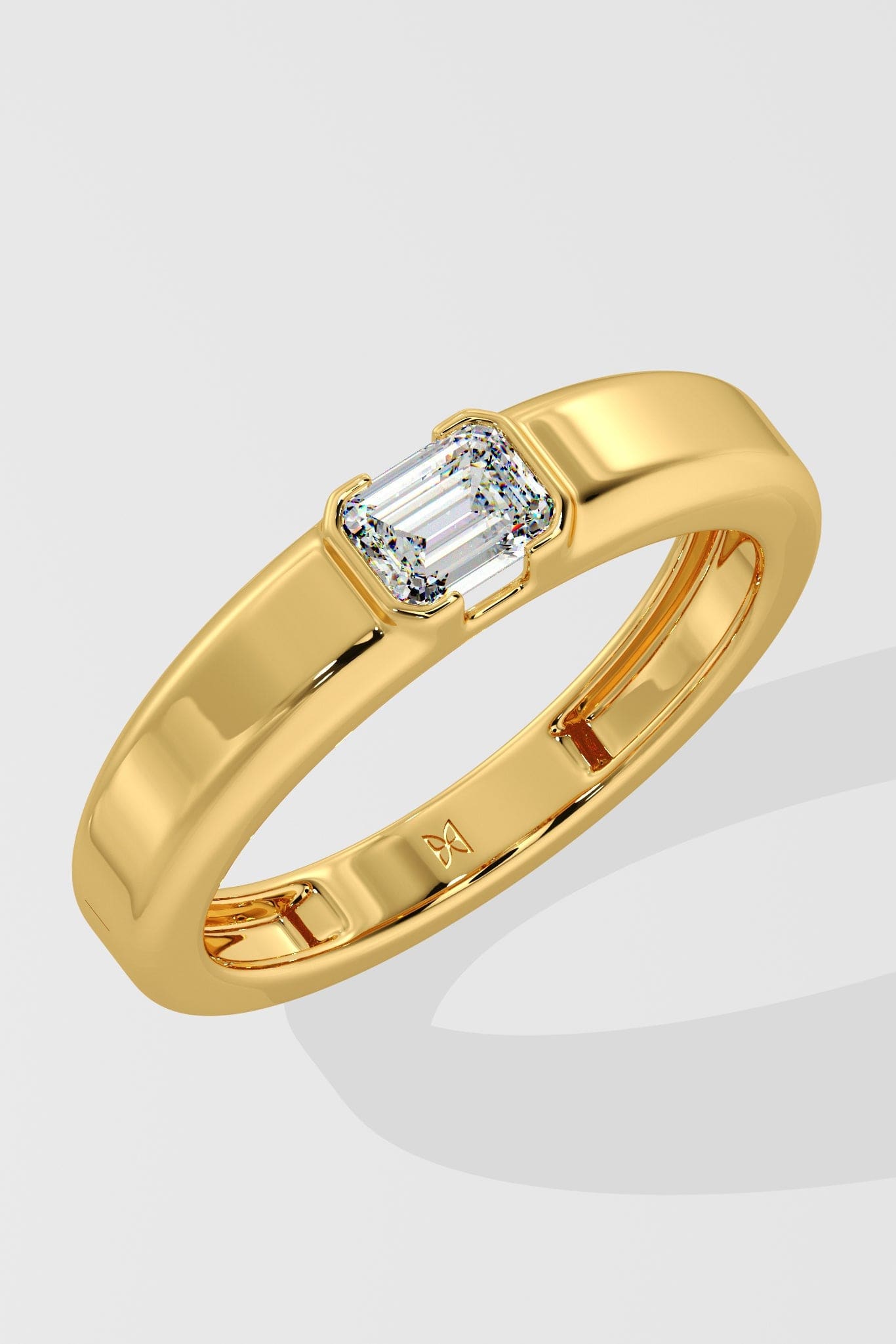 East West Emerald Ring - House Of Quadri