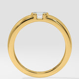 East West Emerald Men's Ring