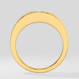 Bold Princess Cut Men's Ring