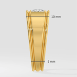 Bold Princess Cut Men's Ring - House Of Quadri
