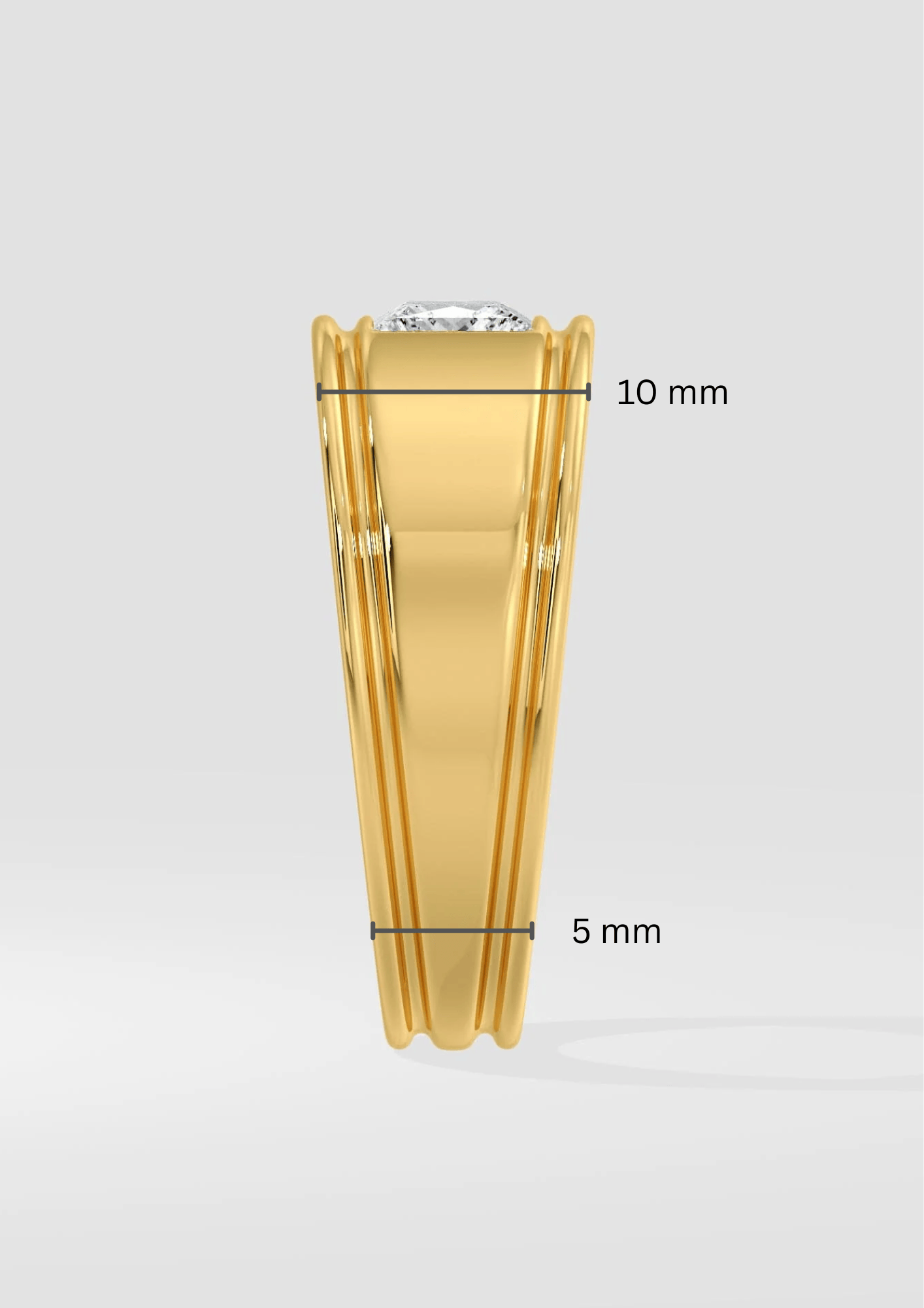 Bold Princess Cut Men's Ring - House Of Quadri