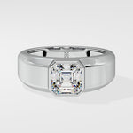 Asscher Solitaire Ring - House Of Quadri