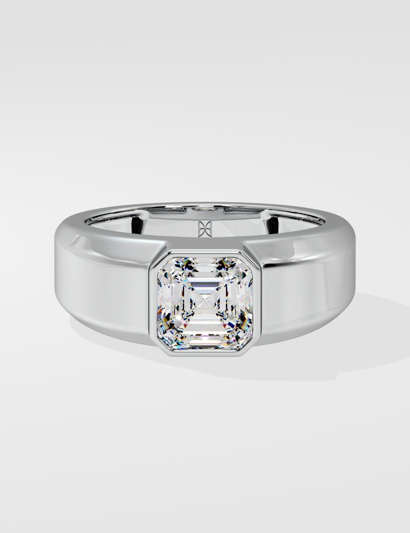 Asscher Solitaire Ring - House Of Quadri