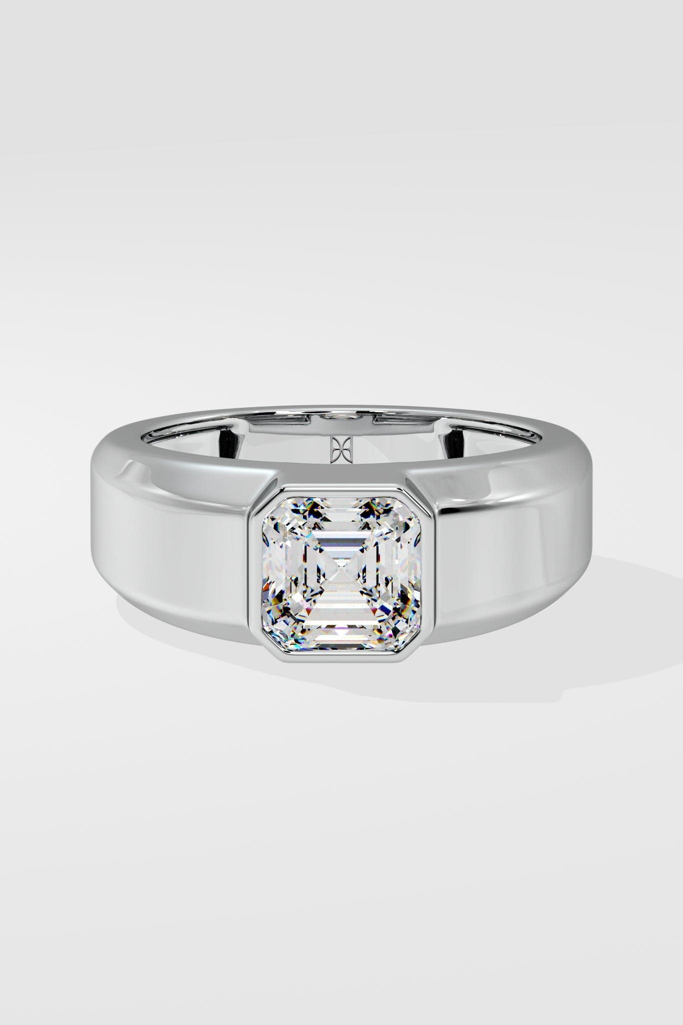 Asscher Solitaire Ring - House Of Quadri