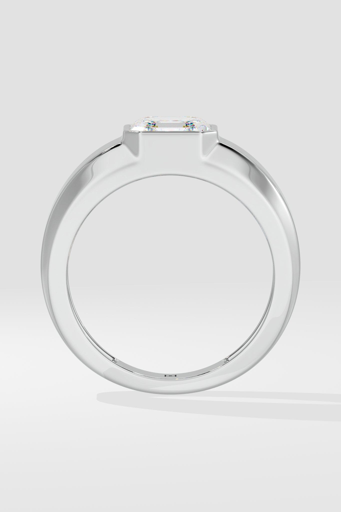 Asscher Solitaire Ring - House Of Quadri