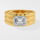 Emerald Tryst Men's Ring