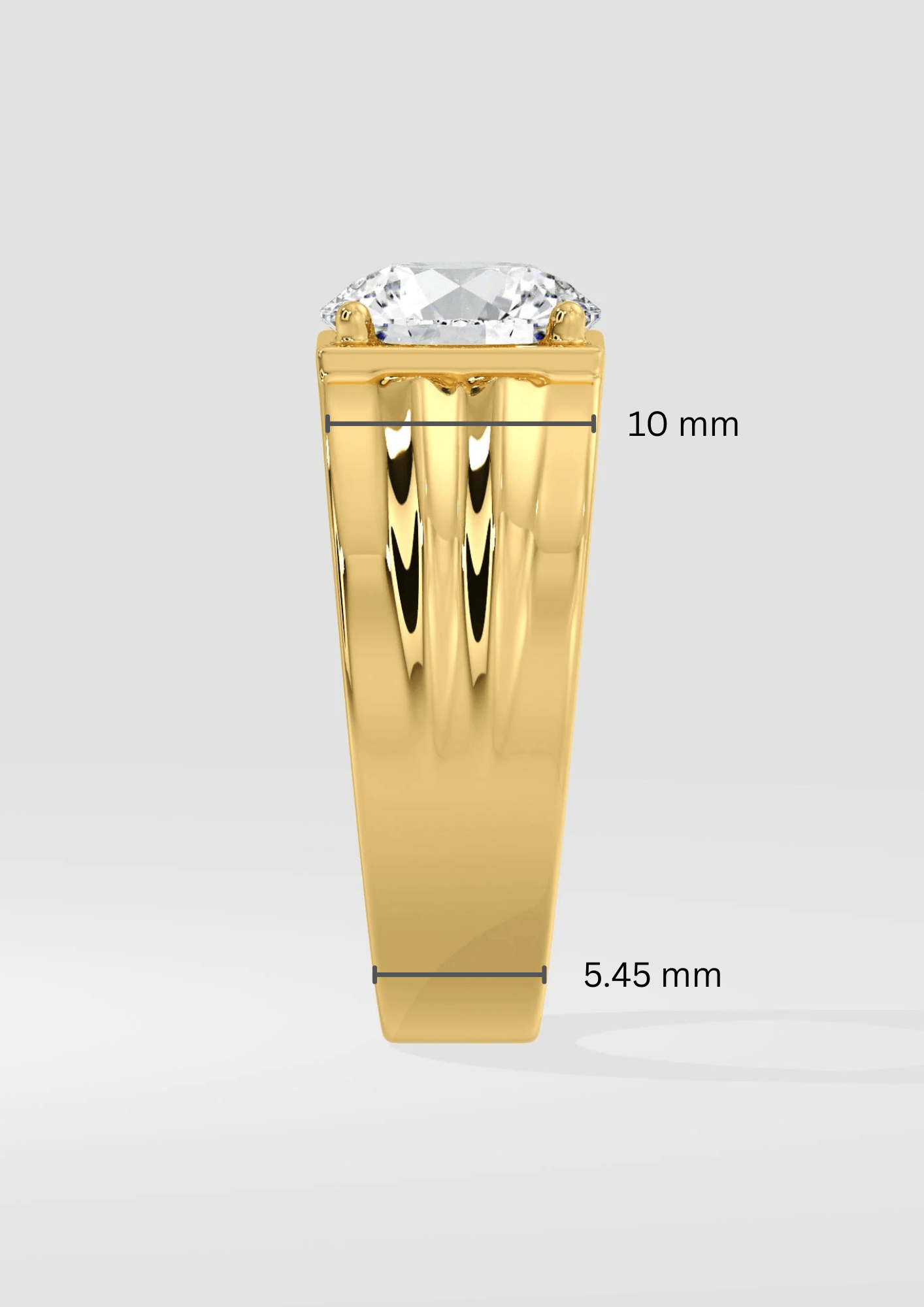 3 ct Avalon Men's Ring - House Of Quadri