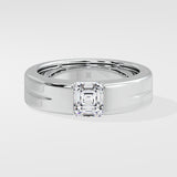 1 Ct Asscher Ring