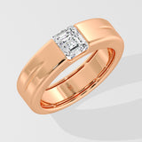 1 Ct Asscher Ring