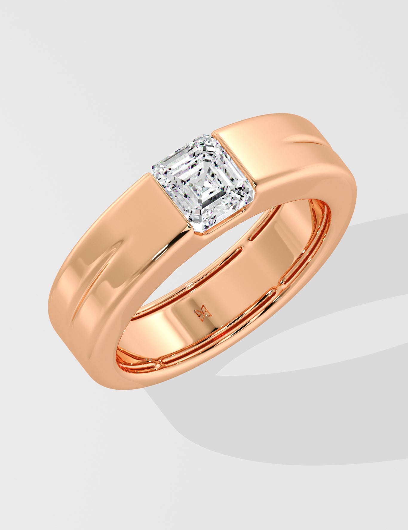 1 Ct Asscher Ring