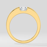 1 Ct Asscher Men's Ring