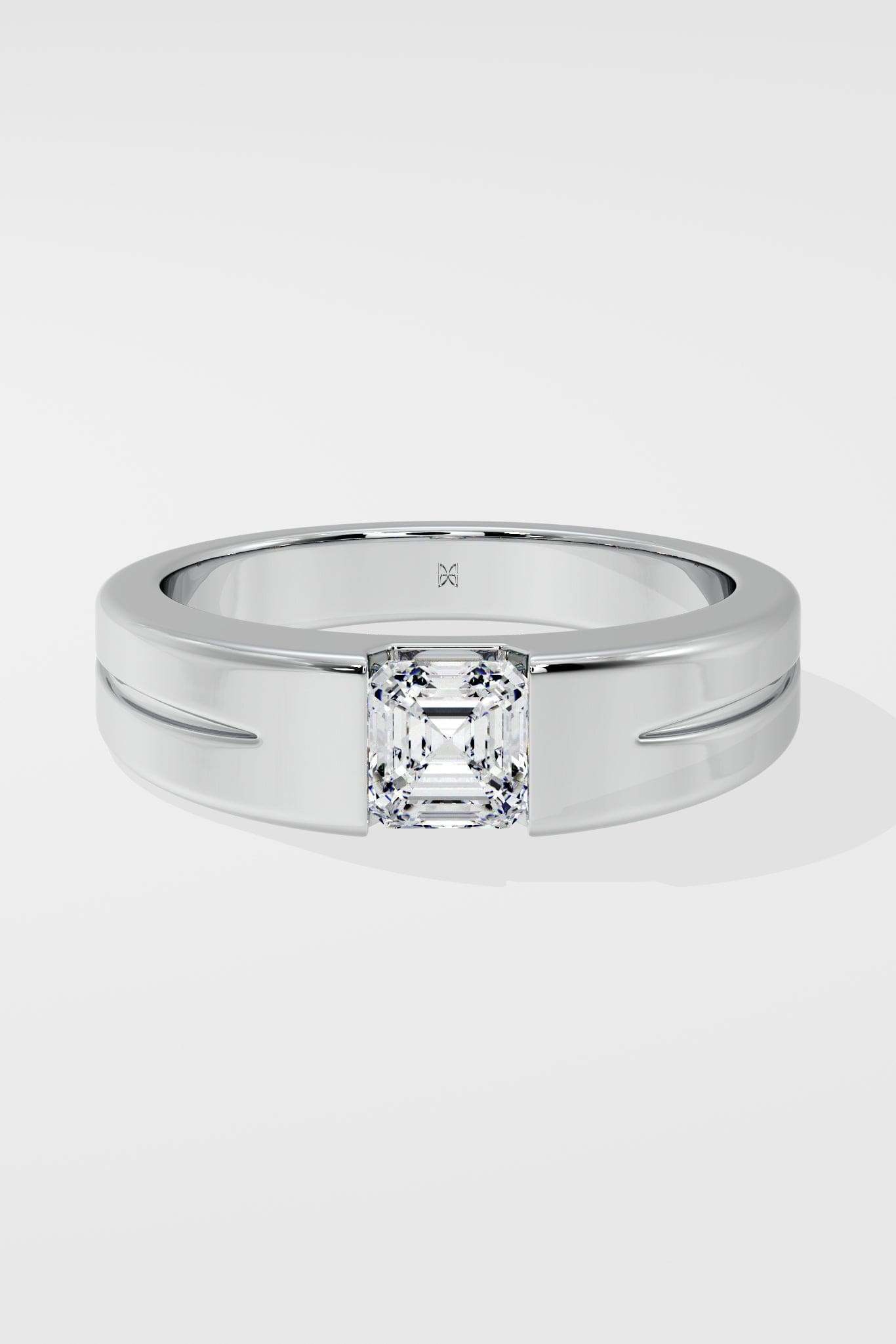1 Ct Asscher Ring - House Of Quadri