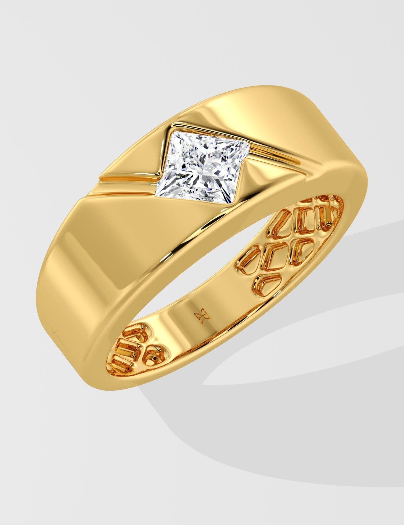 1 ct Bold Princess Cut Ring - House Of Quadri