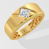 1 ct Bold Princess Cut Men's Ring