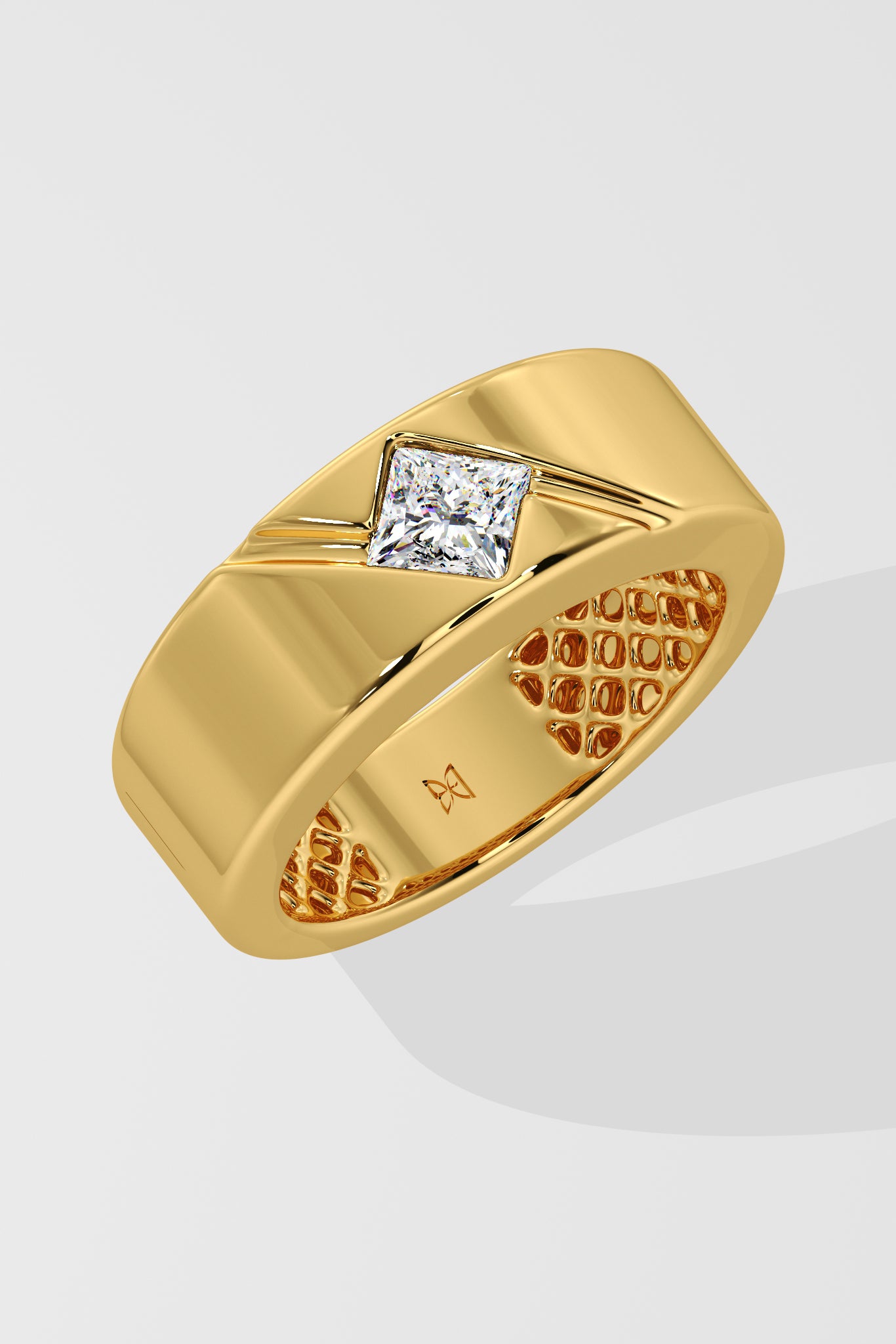 1 ct Bold Princess Cut Ring