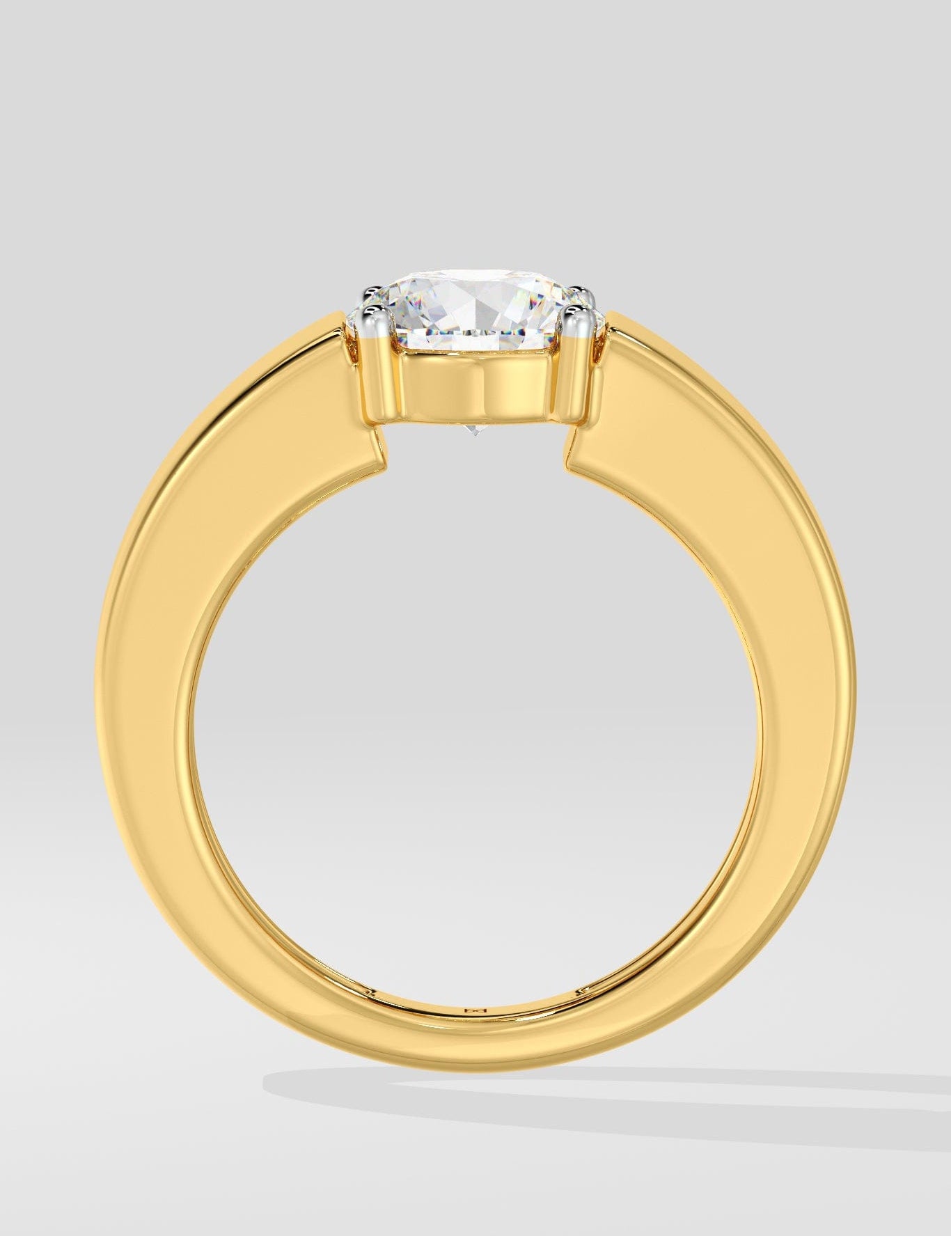 1.5 Round Solitaire Men's Ring - House of Quadri
