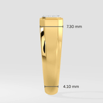 1 ct Emra Bezel Men's Band - House Of Quadri