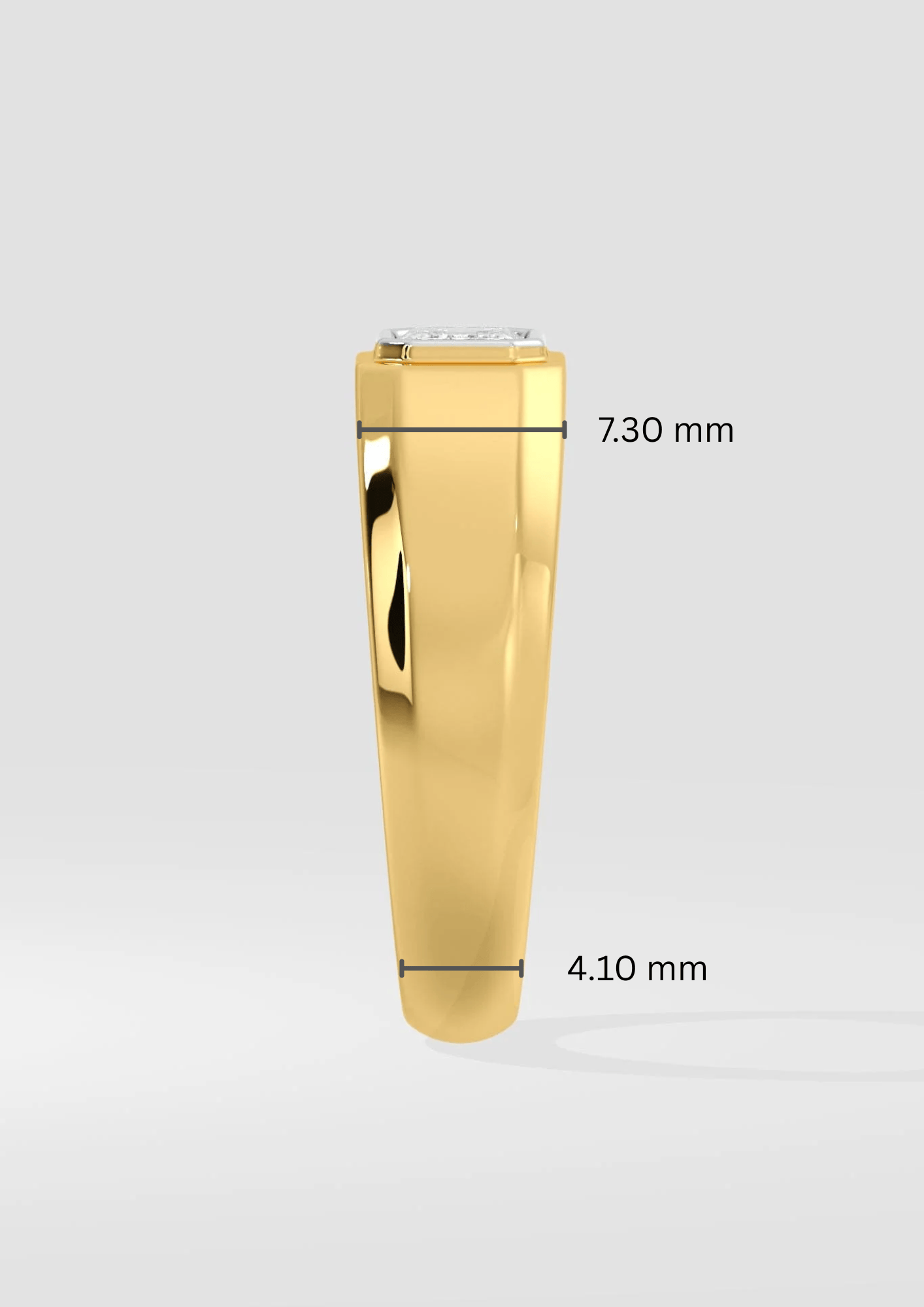 1 ct Emra Bezel Men's Band - House Of Quadri