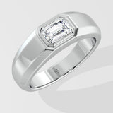 1 ct Emra Bezel Men's Band