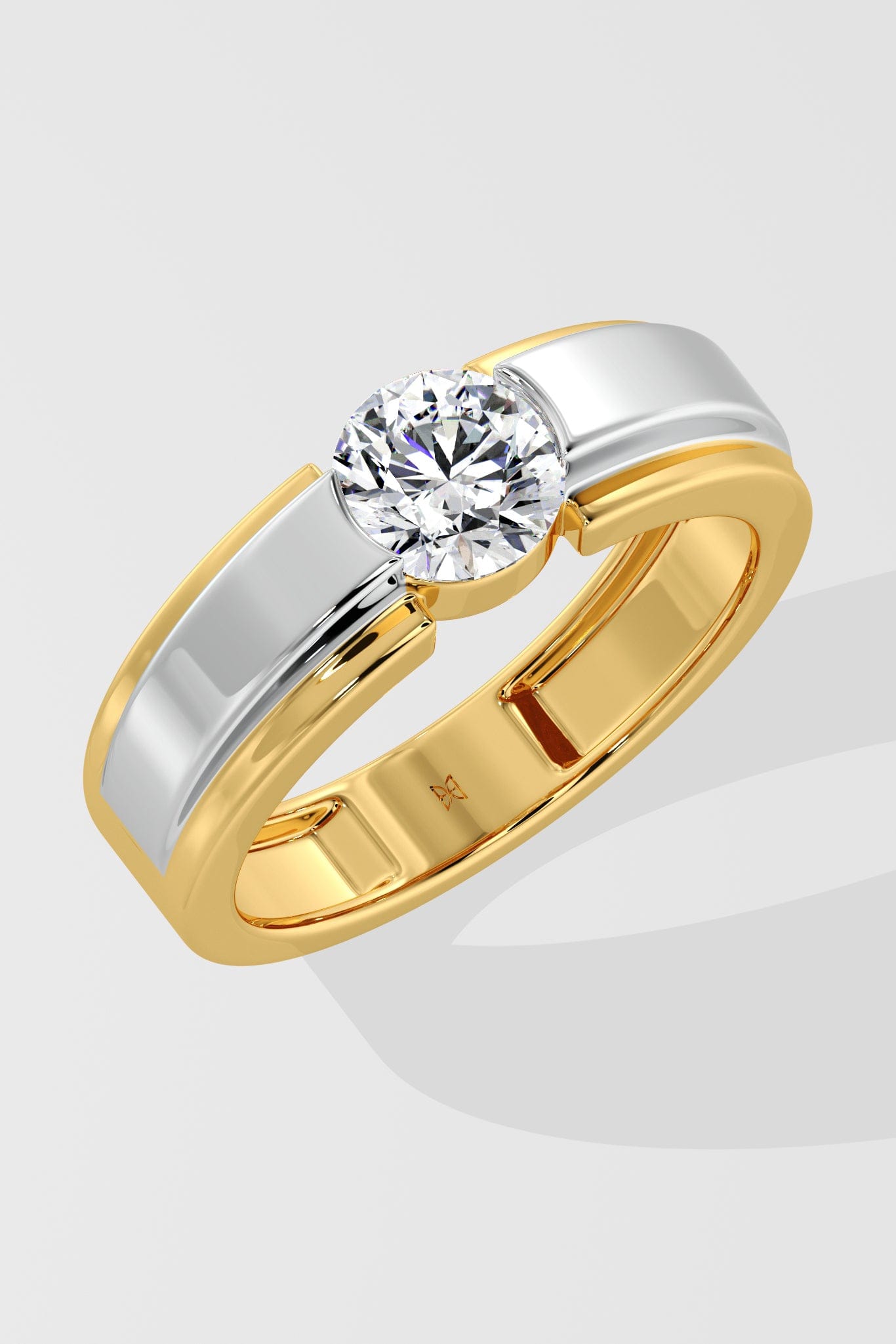 1 ct Aspen Two Tone Ring - House Of Quadri
