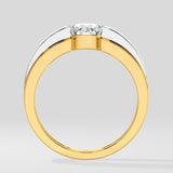 1 ct Aspen Two Tone Men's Ring